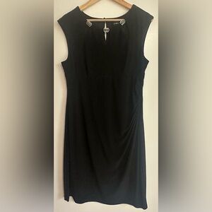 Scarlett Black Dress with Silver Accents